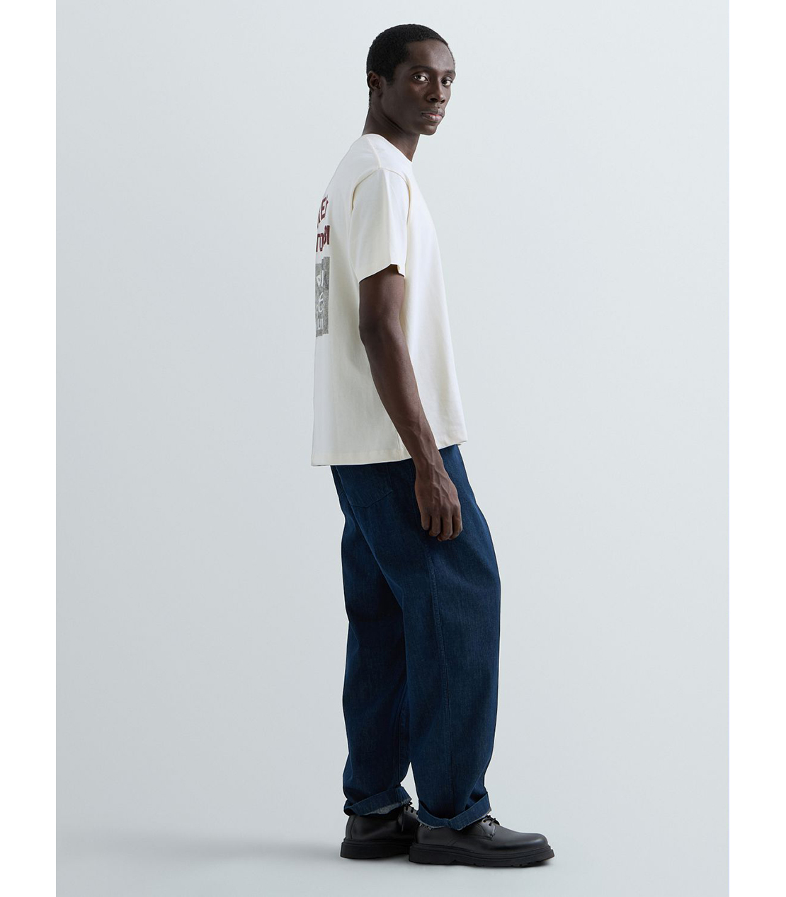 バイカーカルチャー リラックスTシャツ 詳細画像 ホワイト 4